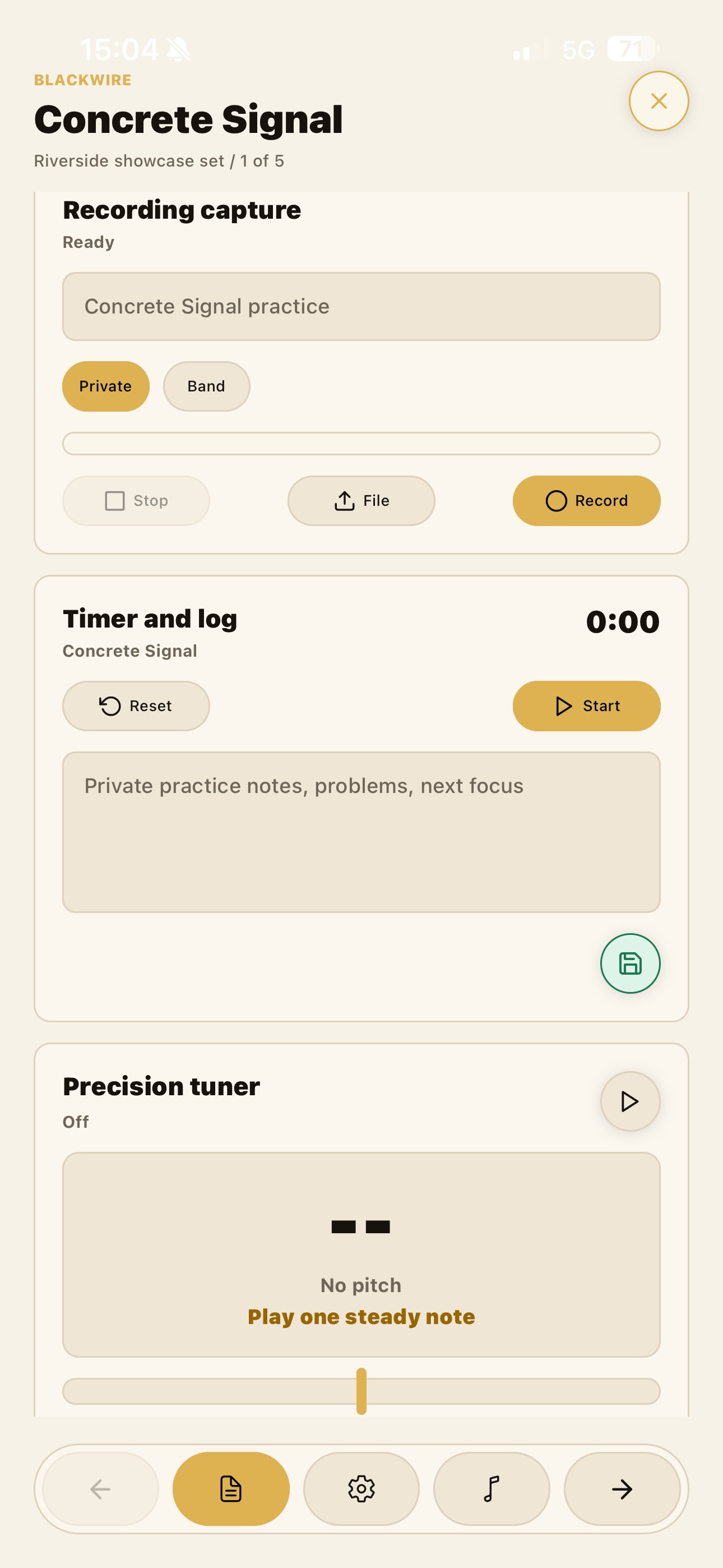 Blackwires practice tools screenshot